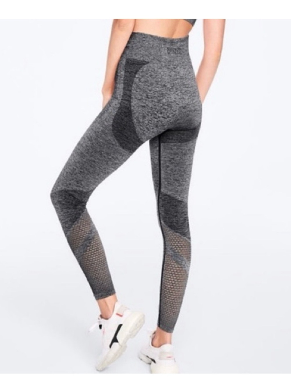 💗PINK Victoria's Secret Grey Seamless Sculpt Contour Leggings